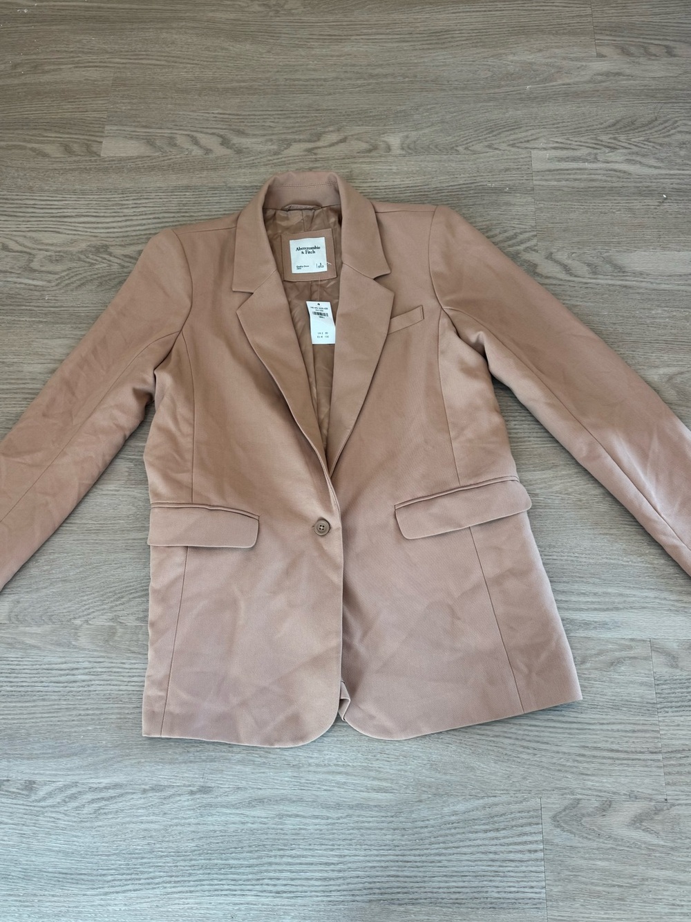 Abercrombie & Fitch Women's Single-Button Blazer - Mauve Tan